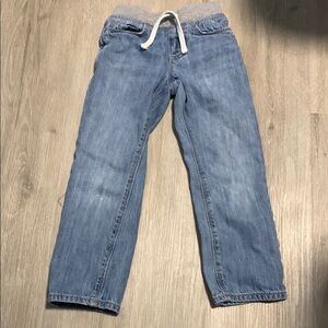 Old Navy Kids Blue Jeans with Gray Waistband
